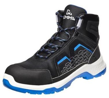 Emma Crossforce Fly High veiligheidsschoen S3S - D - zwart/blauw - 43