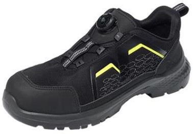 Emma Crossforce Flex low veiligheidsschoen S3S - D - zwart/geel - 44